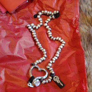 Unode 50 duo  925 necklace my fave heart key gorgeous sold out item warranty